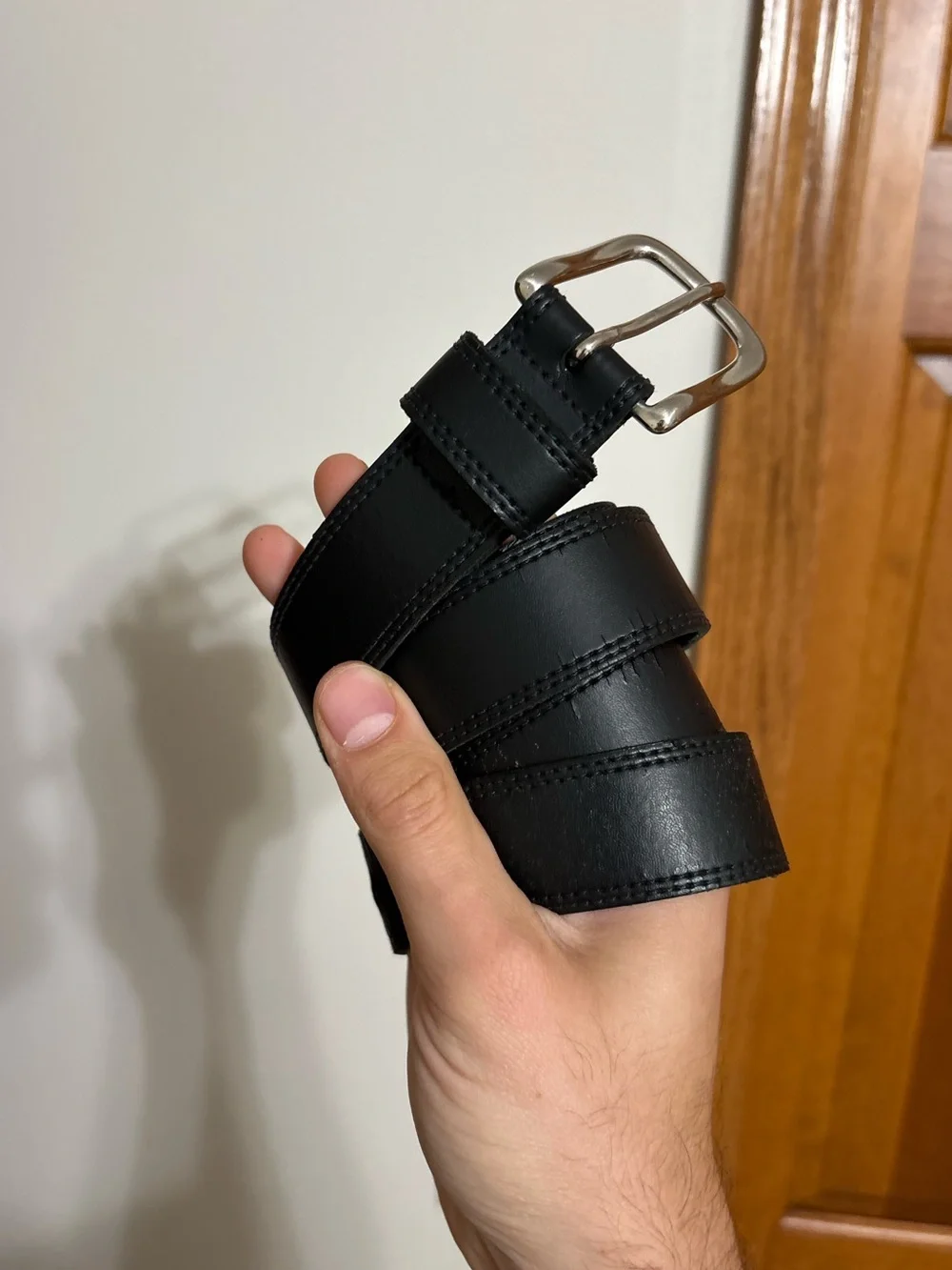 Chisel genuine leather black belt
